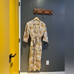 Printfresh cotton robe small/medium. Like new.